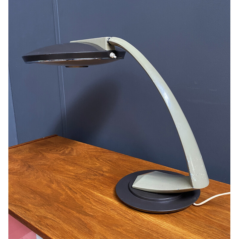 Vintage desk lamp model Boomerang by Luis Pérez de la Oliva for Lupela, 1970