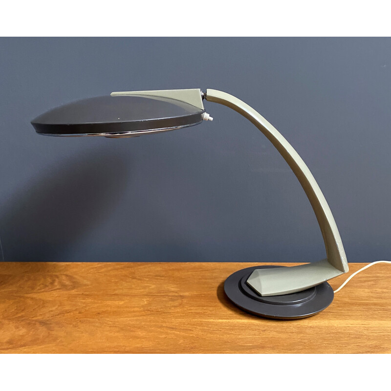 Vintage desk lamp model Boomerang by Luis Pérez de la Oliva for Lupela, 1970