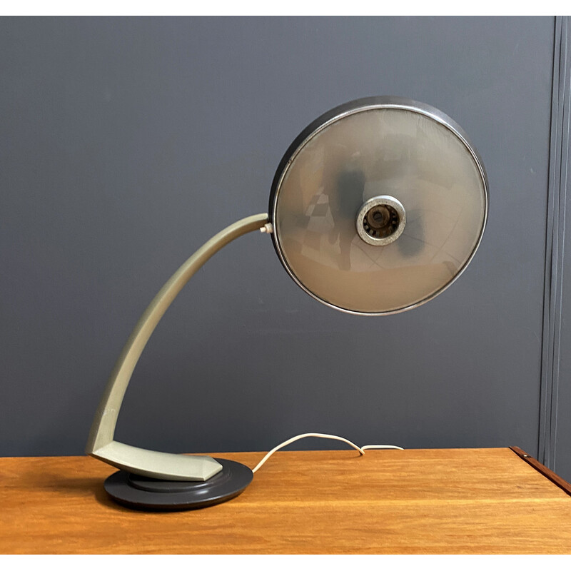 Vintage desk lamp model Boomerang by Luis Pérez de la Oliva for Lupela, 1970