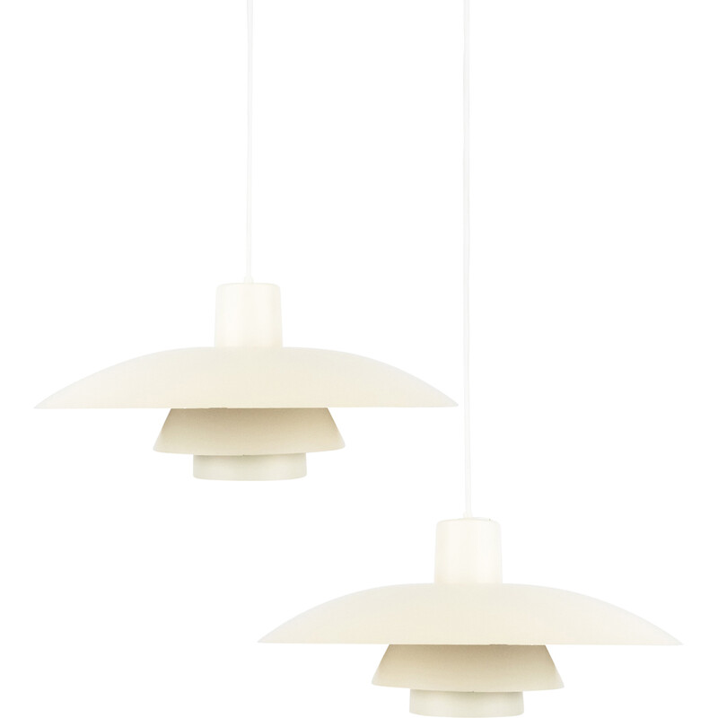 Pair of vintage Ph 4/3 pendant lamps by Poul Henningsen for Louis Poulsen, 1966