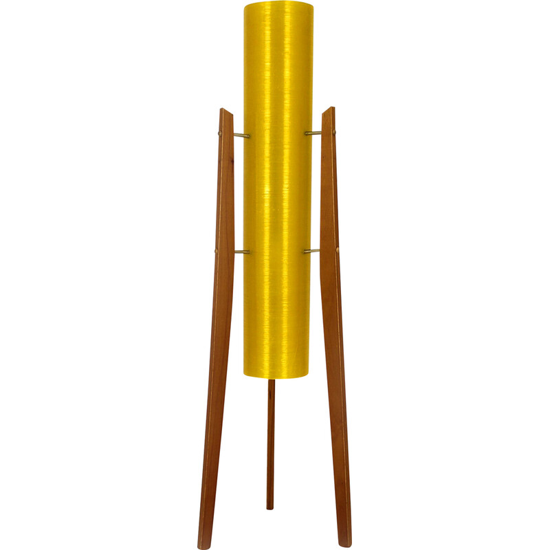 Vintage Space Age Rocket floor lamp by Novoplast Sered, Czechoslovakia 1960s