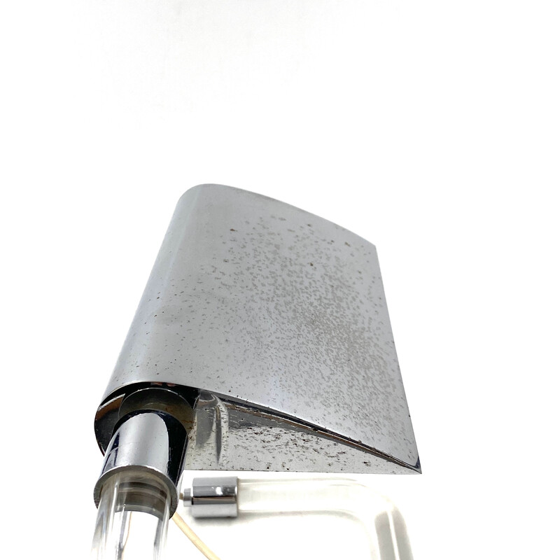Vintage Crylicord desk lamp by Peter Hamburger for Knoll International, 1960s