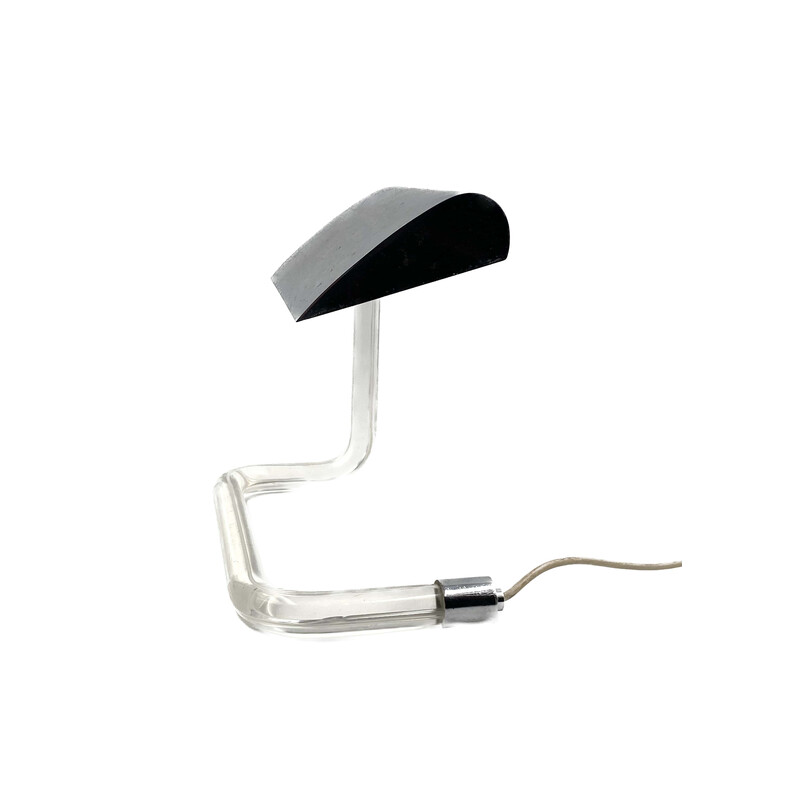 Lampe de bureau vintage Crylicord par Peter Hamburger pour Knoll  International, 1960