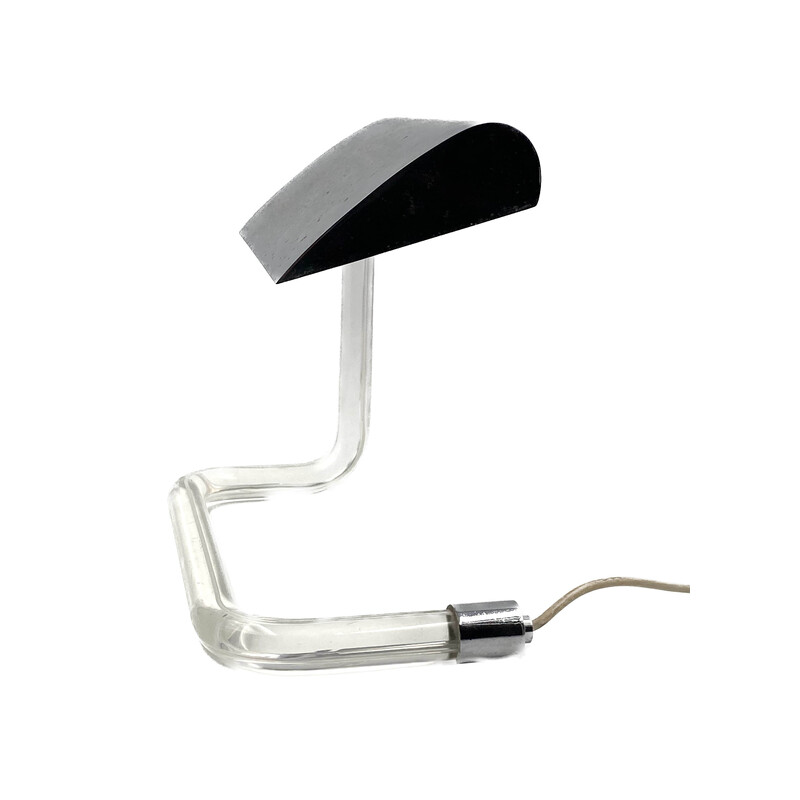 Vintage Crylicord desk lamp by Peter Hamburger for Knoll International, 1960s