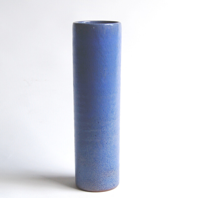 Vintage ceramic scroll vase by Antonio Lampecco, 1990-2000