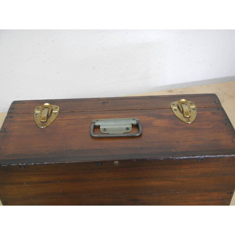 Vintage box in fir wood