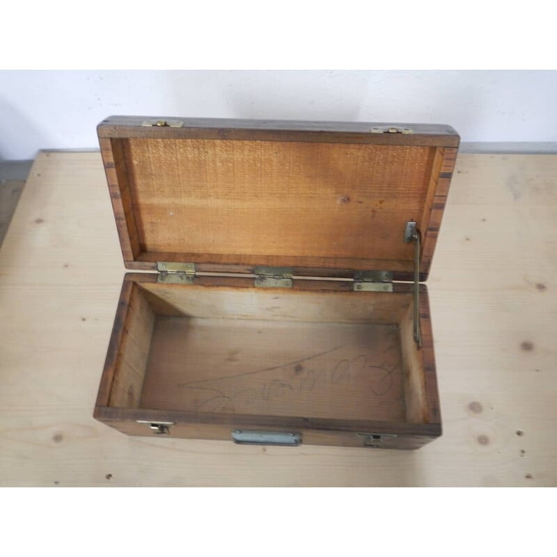 Vintage box in fir wood