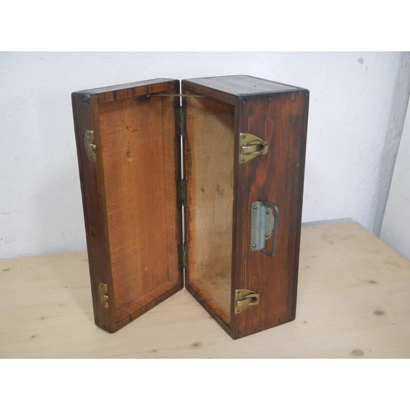 Vintage box in fir wood