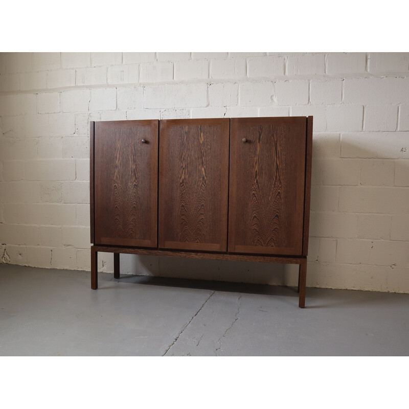 Buffet vintage en bois de wengé, 1960