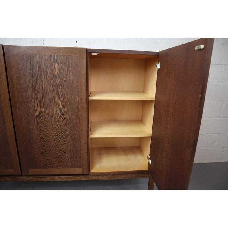 Vintage highboard in Wenge wood, 1960