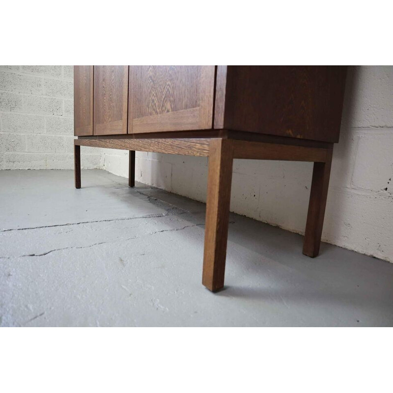 Aparador vintage en madera de wengué, 1960