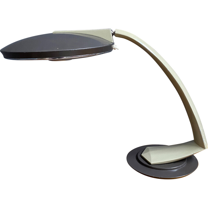 Vintage desk lamp model Boomerang by Luis Pérez de la Oliva for Lupela, 1970