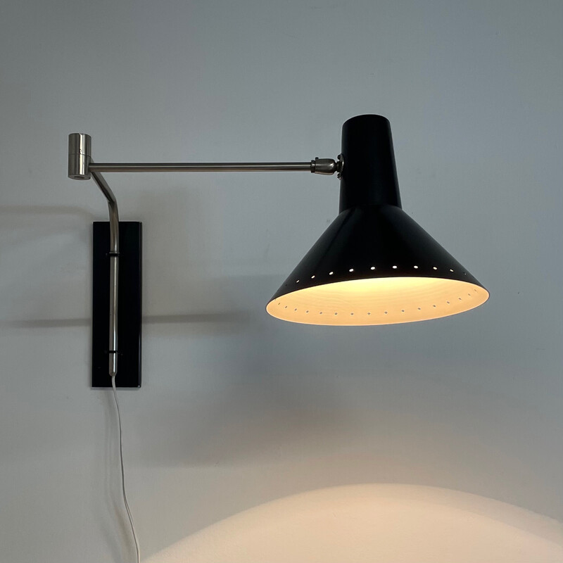 Vintage Swing arm wall lamp by Artimeta, 1950s