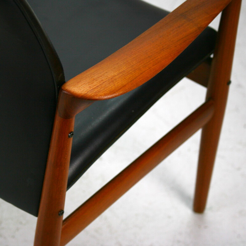Teak armchair by Grete Jalk for Glostrup Møbekfabrik - 1950s