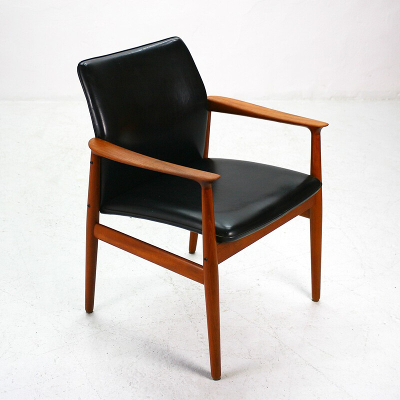 Fauteuil en teck de Grete Jalk pour Glostrup Møbekfabrik - 1950