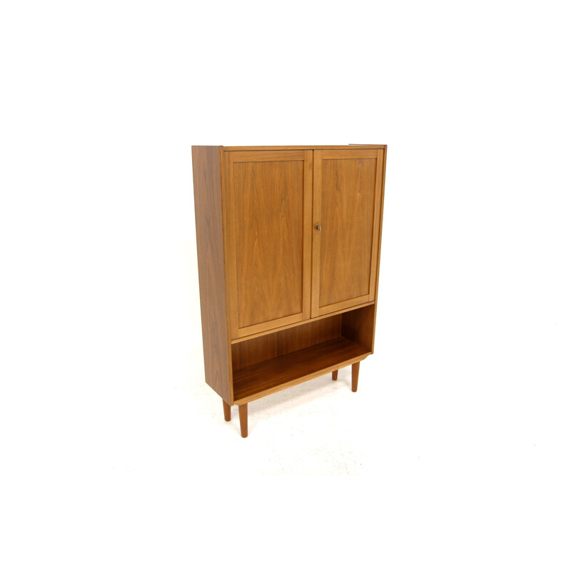 Vintage walnut cabinet, Sweden 1960