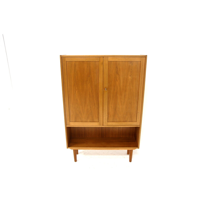 Vintage walnut cabinet, Sweden 1960