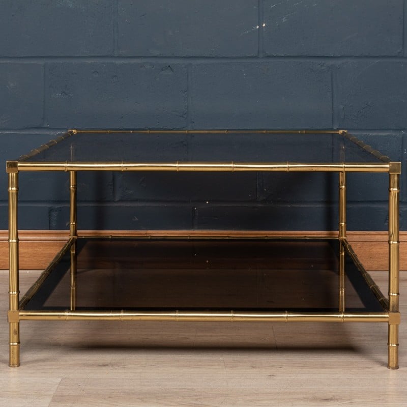 Vintage coffee table by Maison Jansen, France 1970