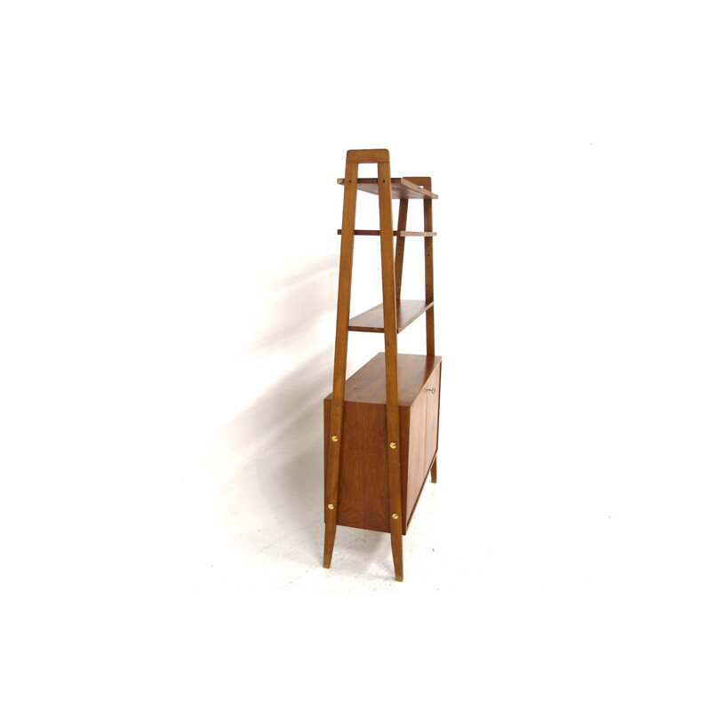 Scandinavian vintage "Tema" teak bookcase by Möbel-Ikea, Sweden 1960