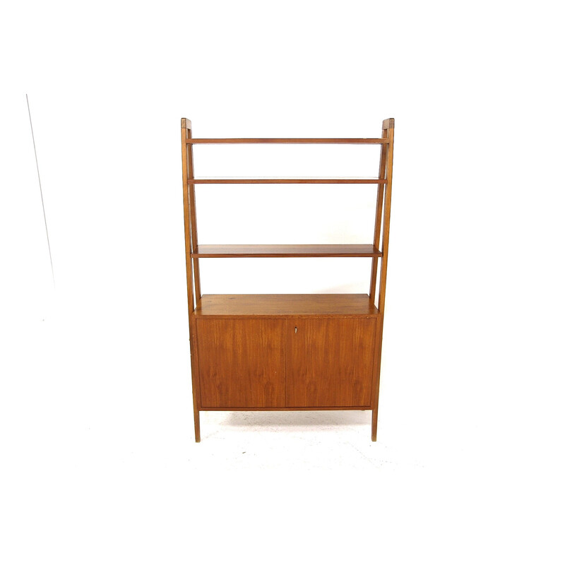 Scandinavian vintage "Tema" teak bookcase by Möbel-Ikea, Sweden 1960