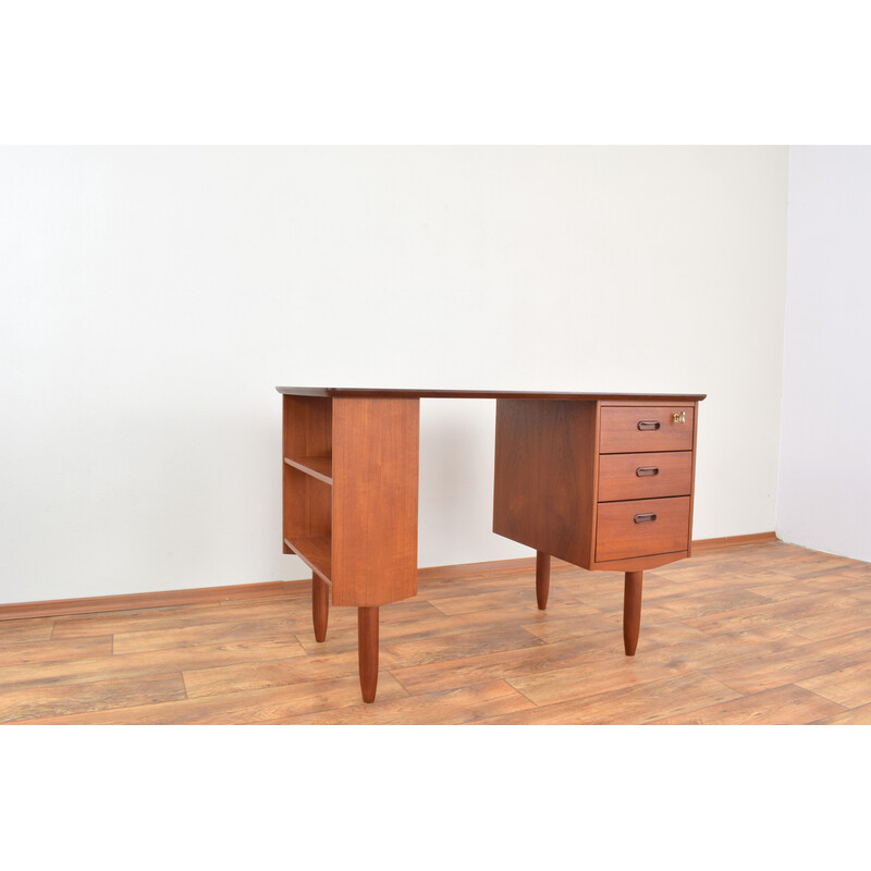 Scrivania vintage in teak, Danimarca 1960