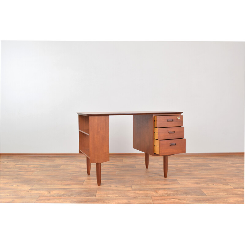 Scrivania vintage in teak, Danimarca 1960