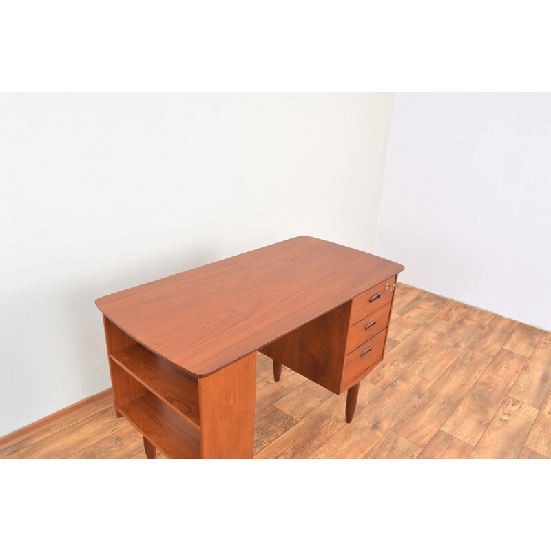 Scrivania vintage in teak, Danimarca 1960