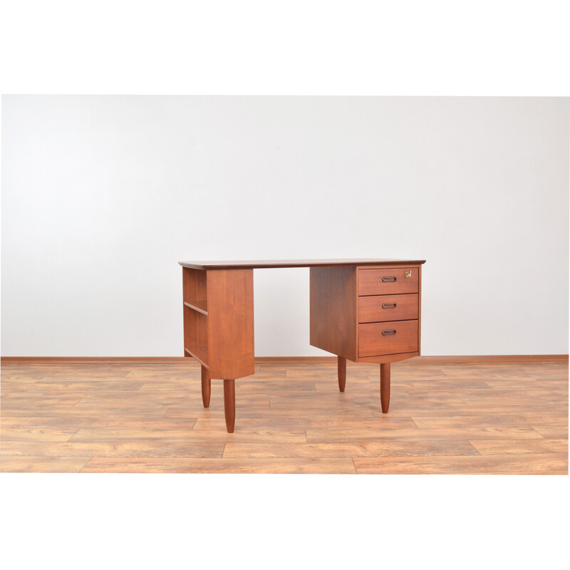 Scrivania vintage in teak, Danimarca 1960