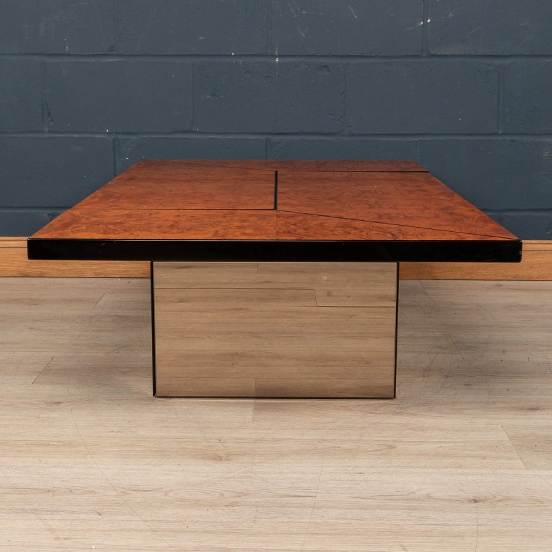 Mesa de centro vintage de Paul Michel para Roche Bobois, 1975