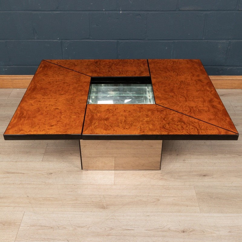 Mesa de centro vintage de Paul Michel para Roche Bobois, 1975