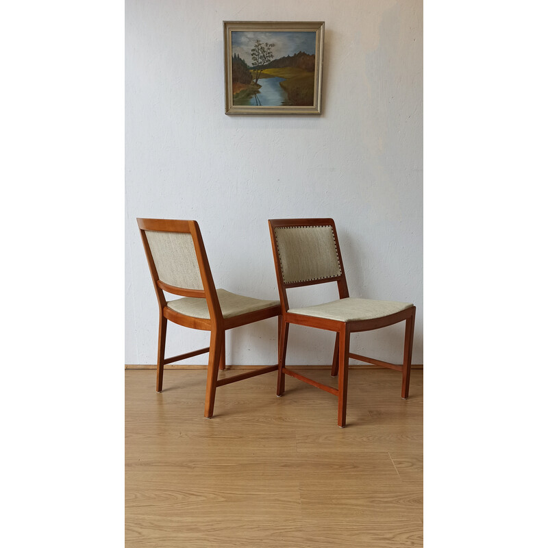 Pair of vintage teak chairs,1970