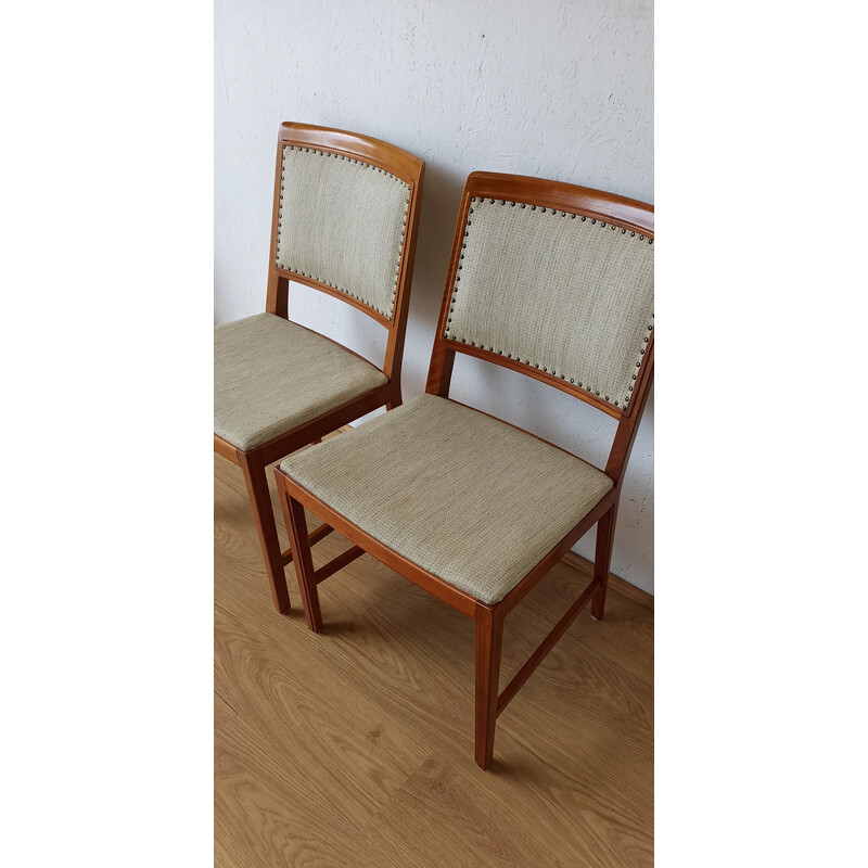 Pair of vintage teak chairs,1970