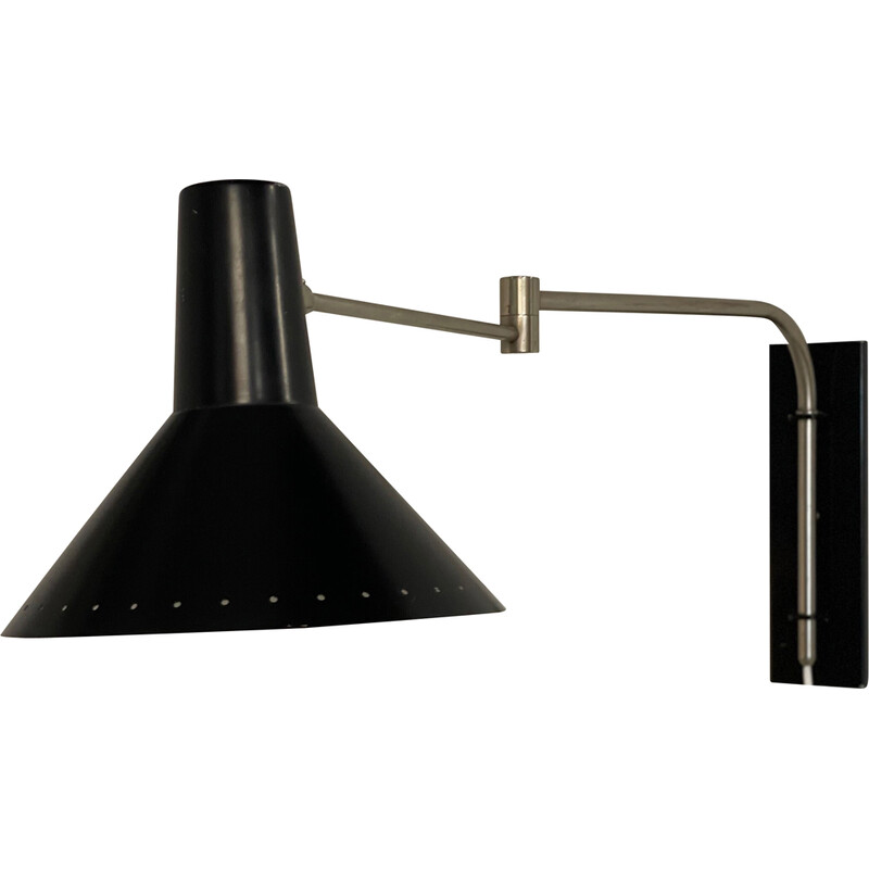 Vintage Swing arm wall lamp by Artimeta, 1950s