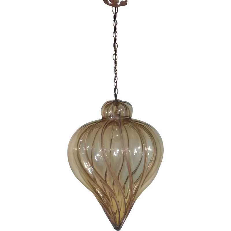 Vintage Spirallampe aus Murano-Glas von Gianni Seguso, 1960