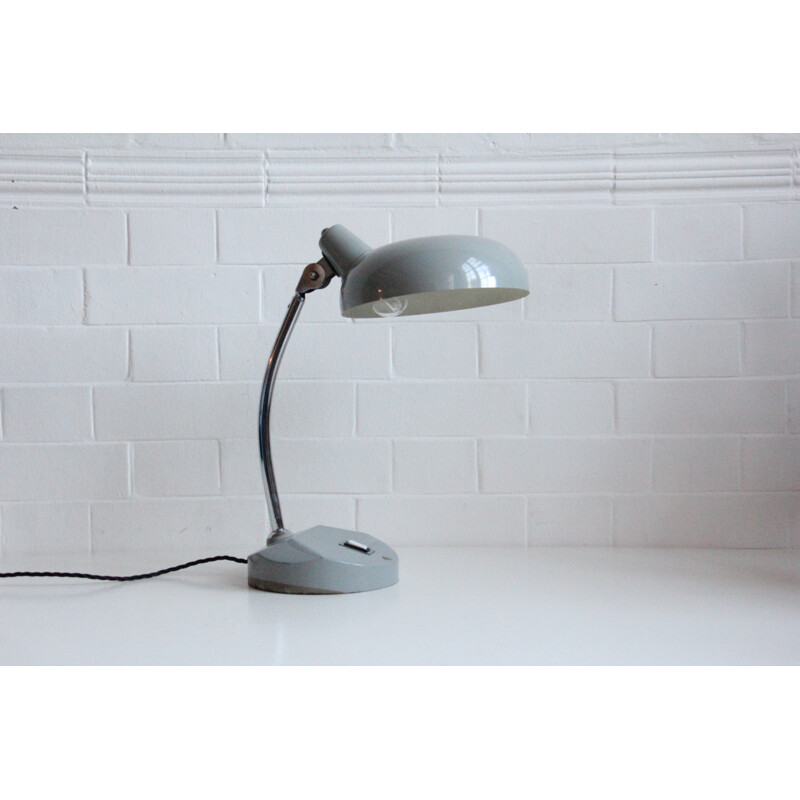 Light grey desk lamp - 1960s