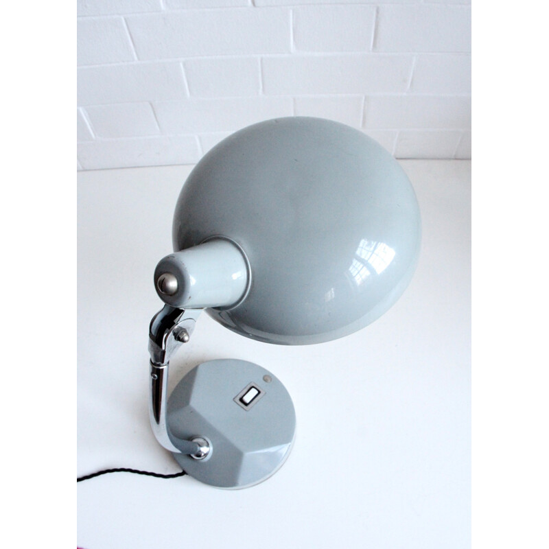 Light grey desk lamp - 1960s