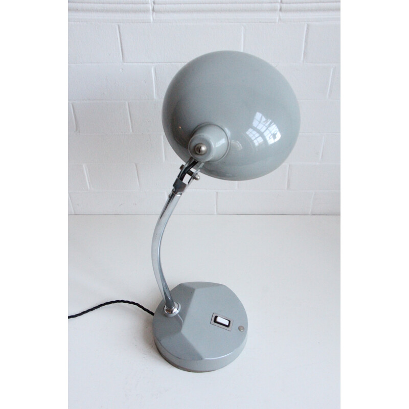 Lampe de bureau gris clair - 1960