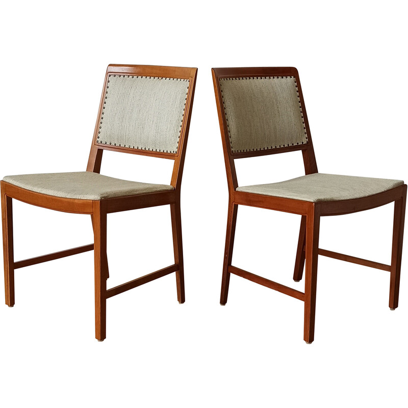 Pair of vintage teak chairs,1970
