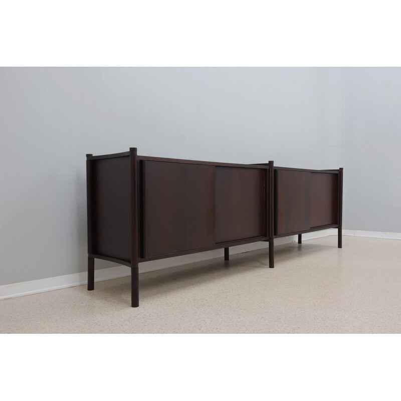 Vintage Archimedean sideboard in rosewood by Fukuoh Hizori for Gavina, 1960