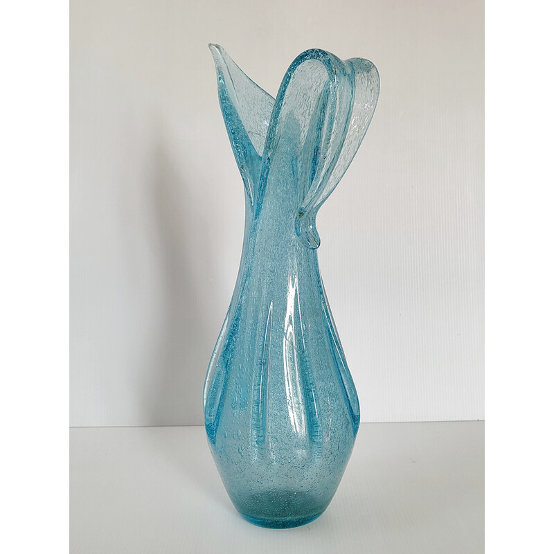 Vaso vintage in vetro di Murano di Barovier e Toso, 1960