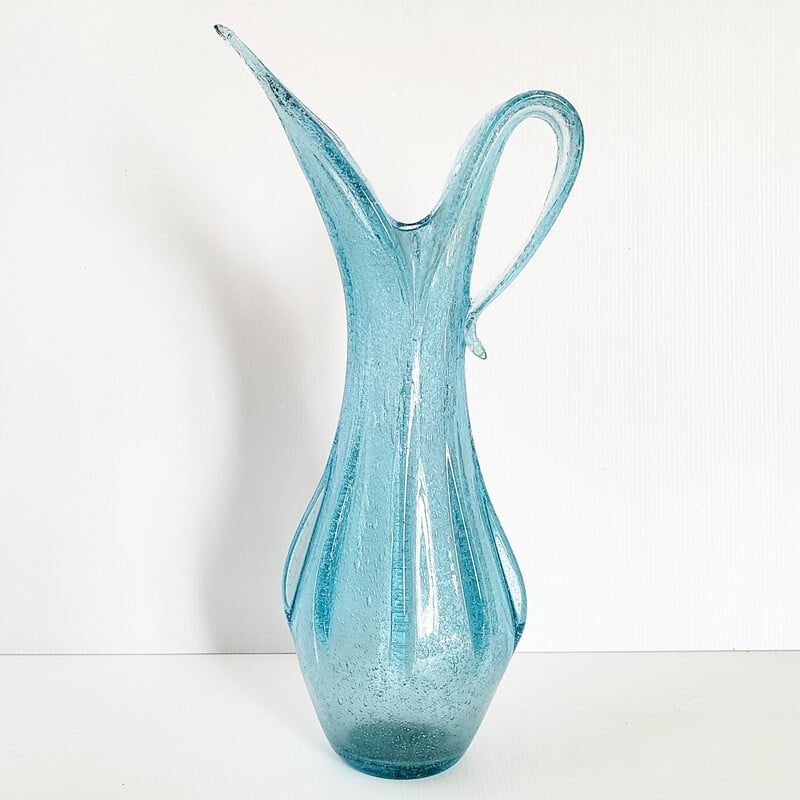 Vaso vintage in vetro di Murano di Barovier e Toso, 1960