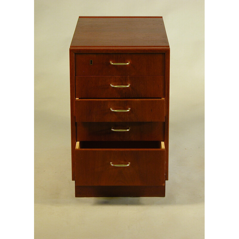 Mid century desk drawer section in teak - 1950s