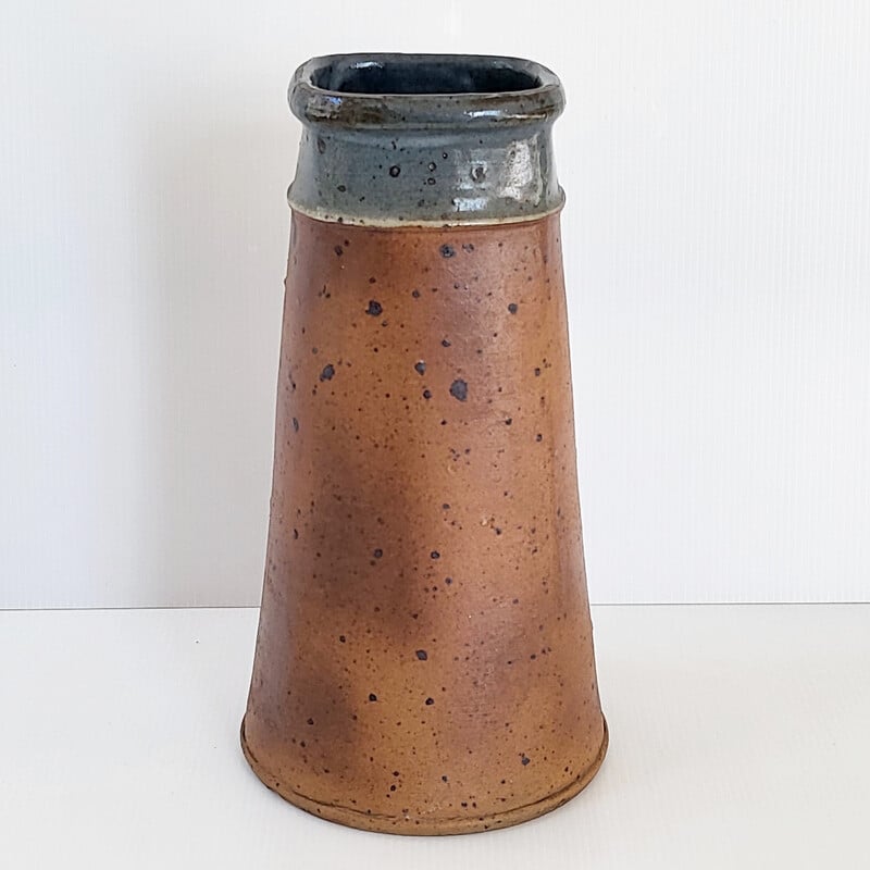 Vaso vintage in gres di Pierre Digan, 1960