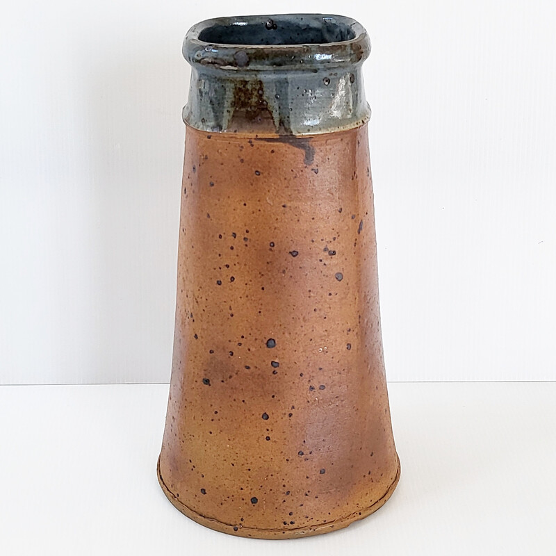 Vintage stoneware vase by Pierre Digan, 1960