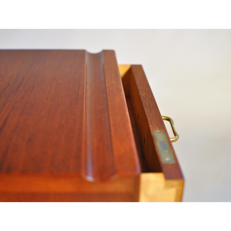 Mid century desk drawer section in teak - 1950s