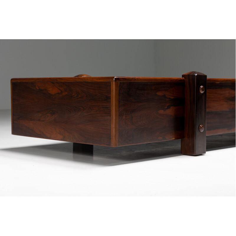Vintage 'Eleh' coffee table in wood by Sérgio Rodrigues, Brazil 1960