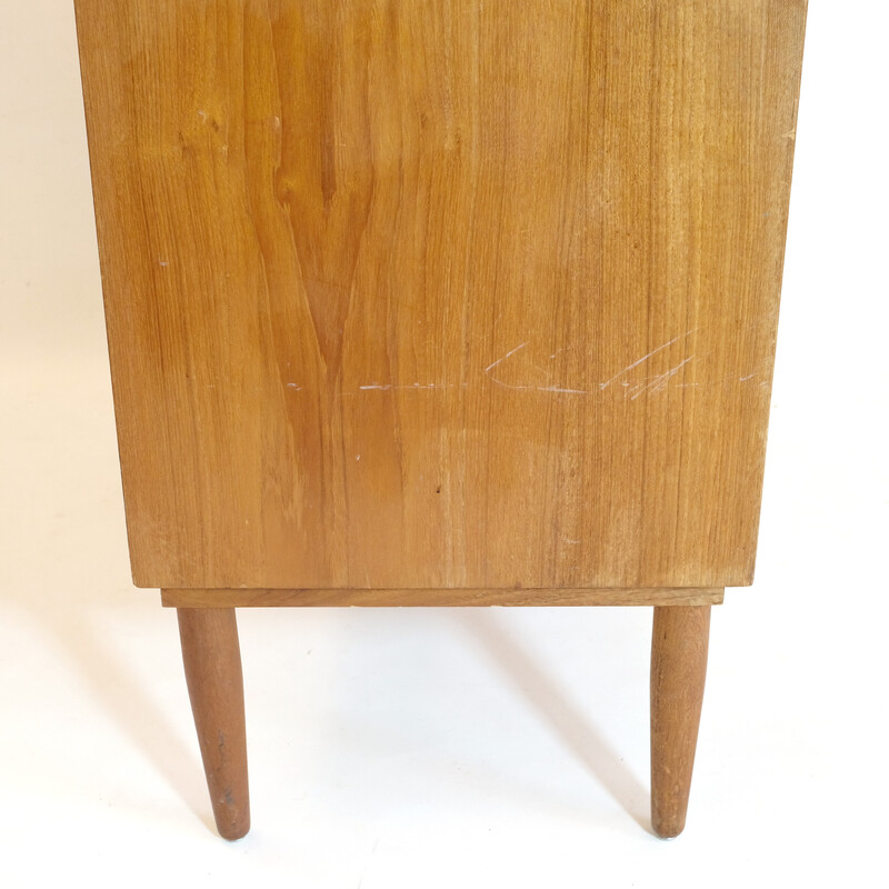 Vintage teak desk by Arne Wahl Iversen for Vinde Mobelfabrik, 1965