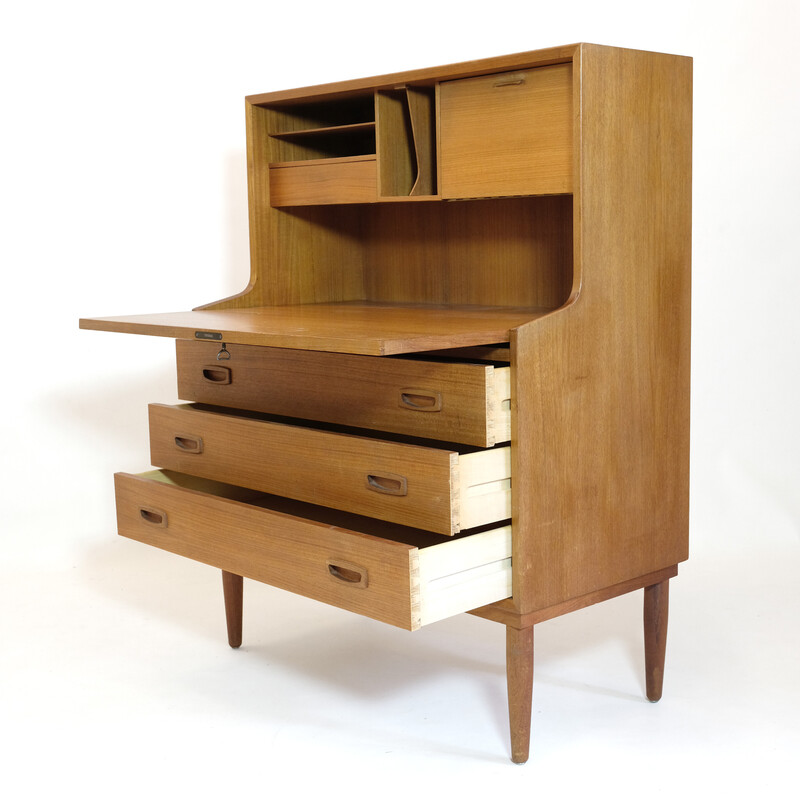 Vintage teak desk by Arne Wahl Iversen for Vinde Mobelfabrik, 1965