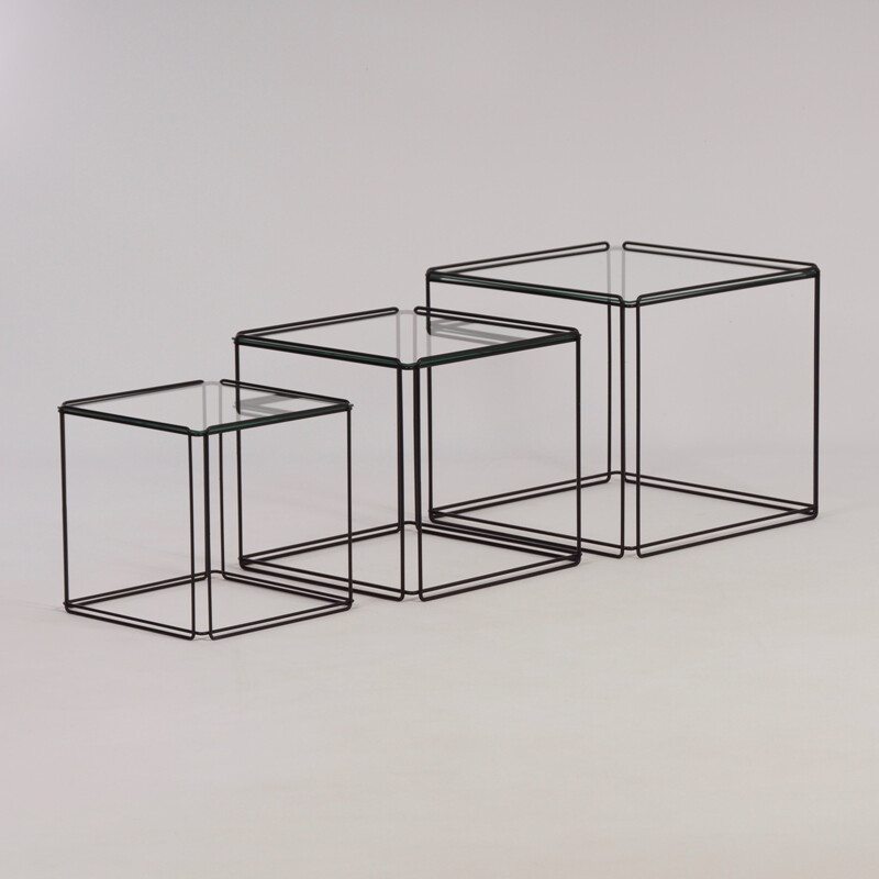 Isocele nesting tables by Max SAUZE - 1970s