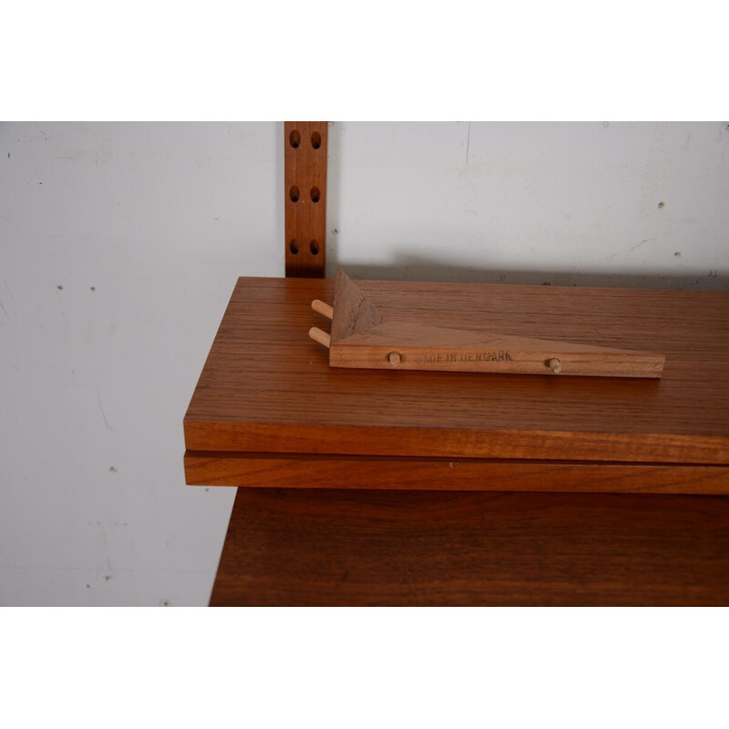 Vintage teak wandsysteem van Poul Cadovius